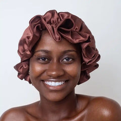 Satin Flower Bonnet